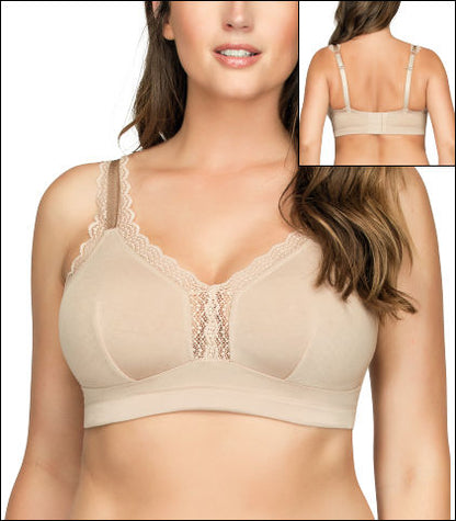 Dalis Bralette senza ferretto in cotone Nudo