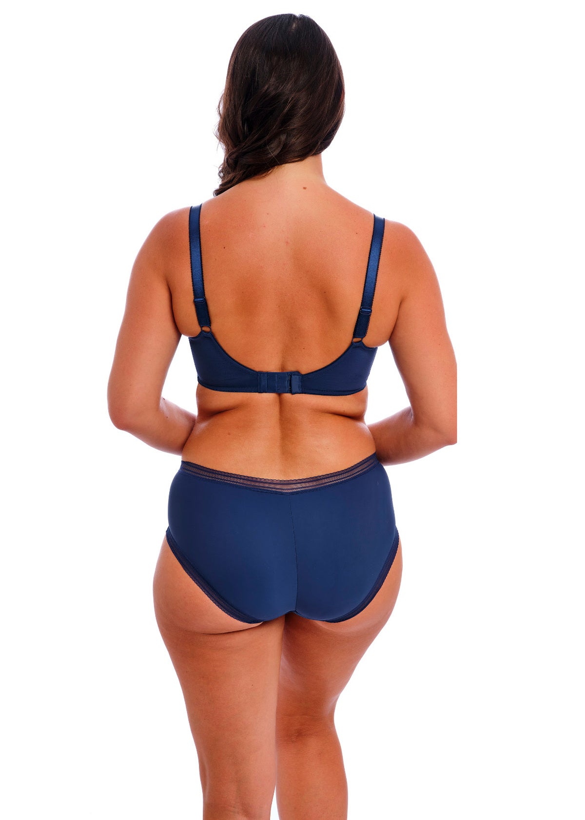 Fusion Lace French Navy Brief