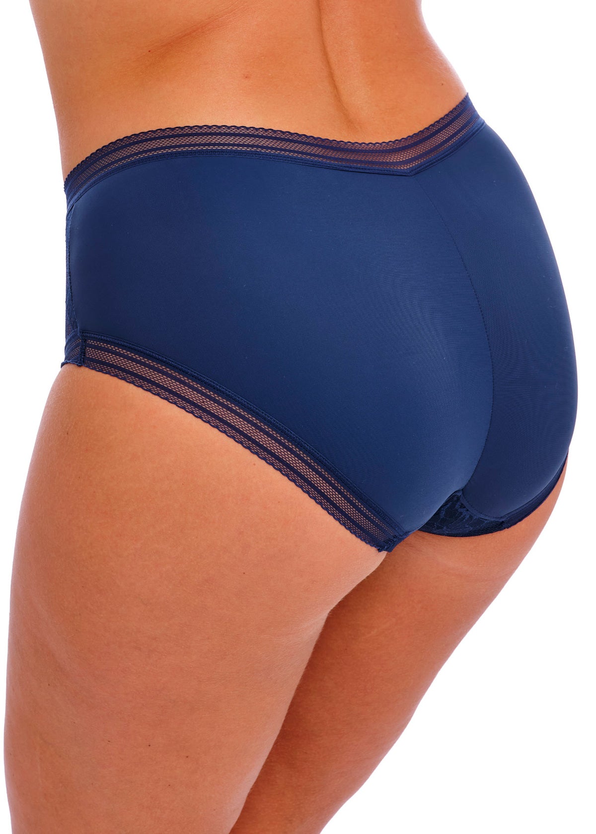 Fusion Lace French Navy Brief