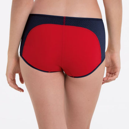 Slip Panty Red/Blue Iris