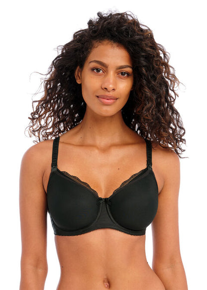 Pure Black UW Moulded Nursing Bra