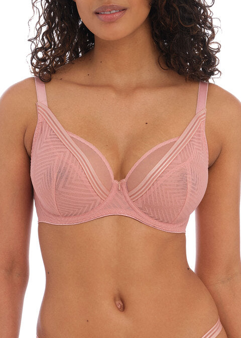 Tailored Ash Rose UW High Apex Plunge Bra