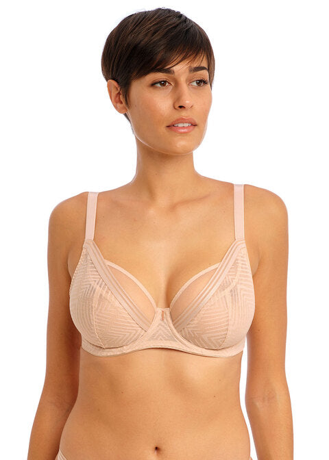 Tailored Natural Beige UW High Apex Plunge Bra