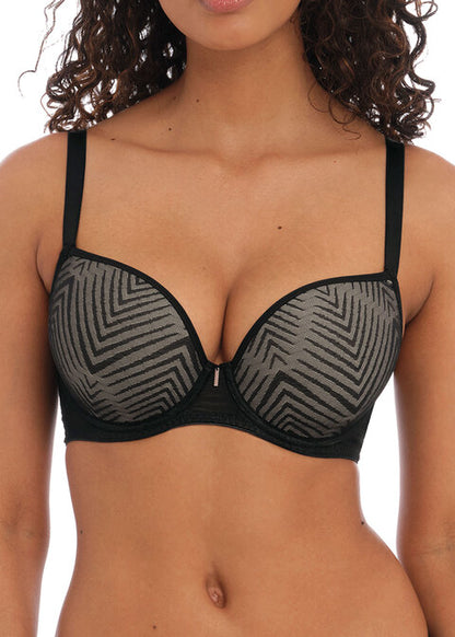 Tailored Black UW Moulded Plunge T-Shirt Bra