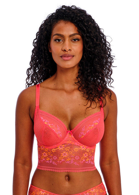 Sydnie Strawberry Ice Longline Bra