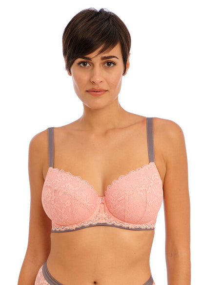 Offbeat Rosehip Padded Half Cup Bra