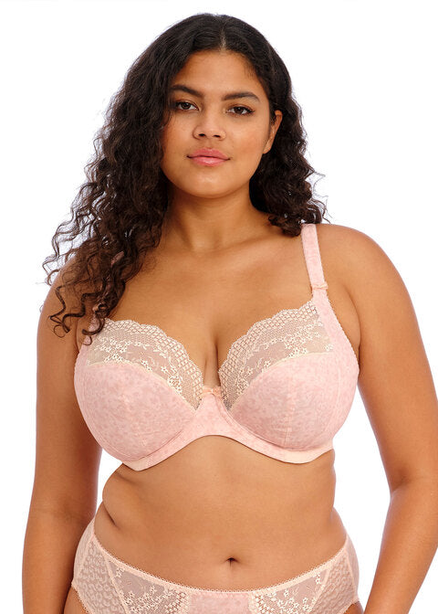 Lucie Pale Blush UW Plunge Bra-Stretch