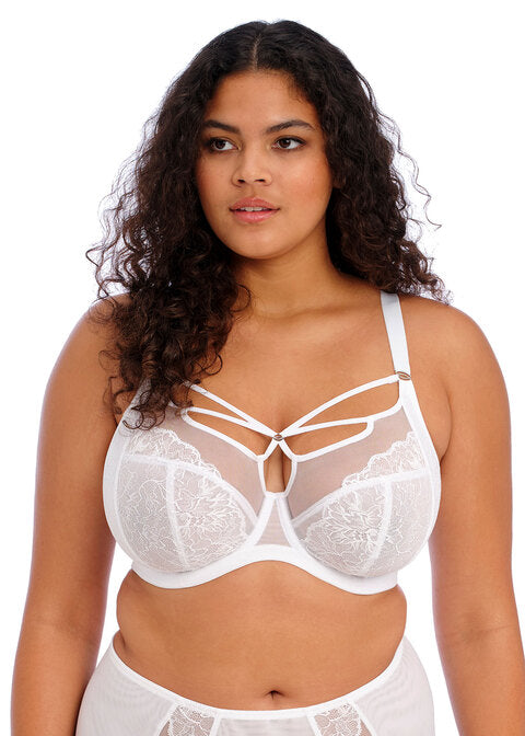 BRIANNA White Plunge Bra