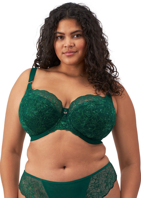 Brianna Rainforest Padded Half Cup Bra