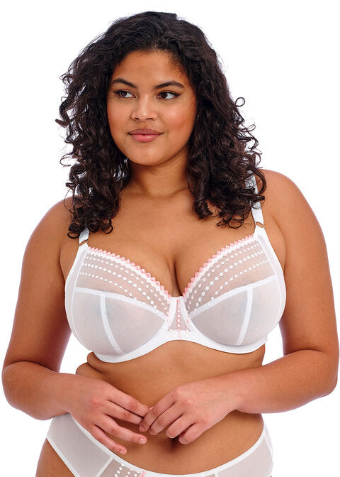 Matilda White Plunge Bra