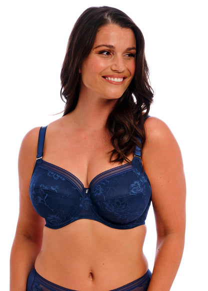 Fusion Lace French Navy UW Full Side Support Bra