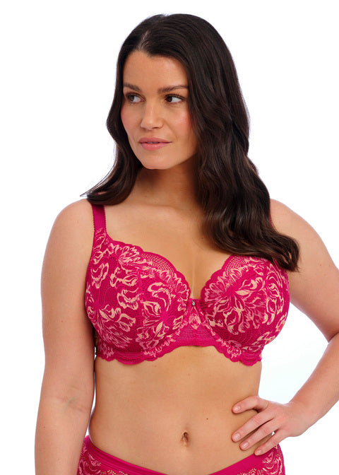 Emmaline Cerise Plunge Bra