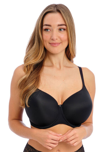 Aura Natural Black UW Moulded T-Shirt Bra