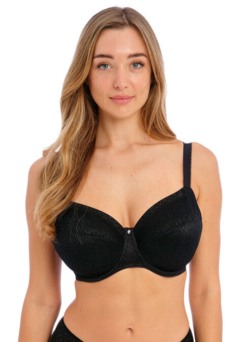 Envisage Black Full Cup Side Support Bra