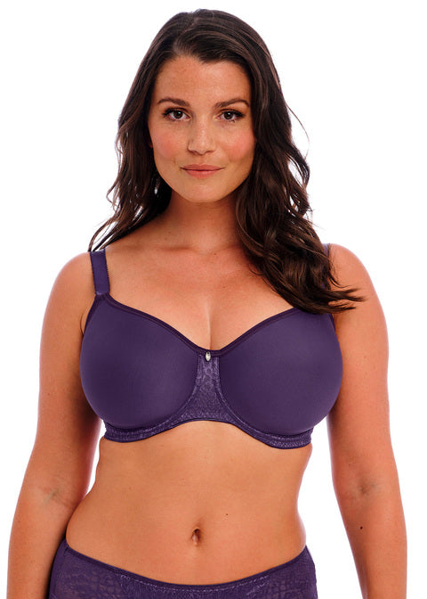 Envisage Purple Velvet UW Moulded Spacer Bra