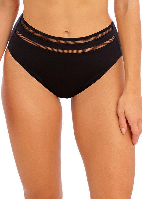 East Hampton Black High Waist Bikini Brief