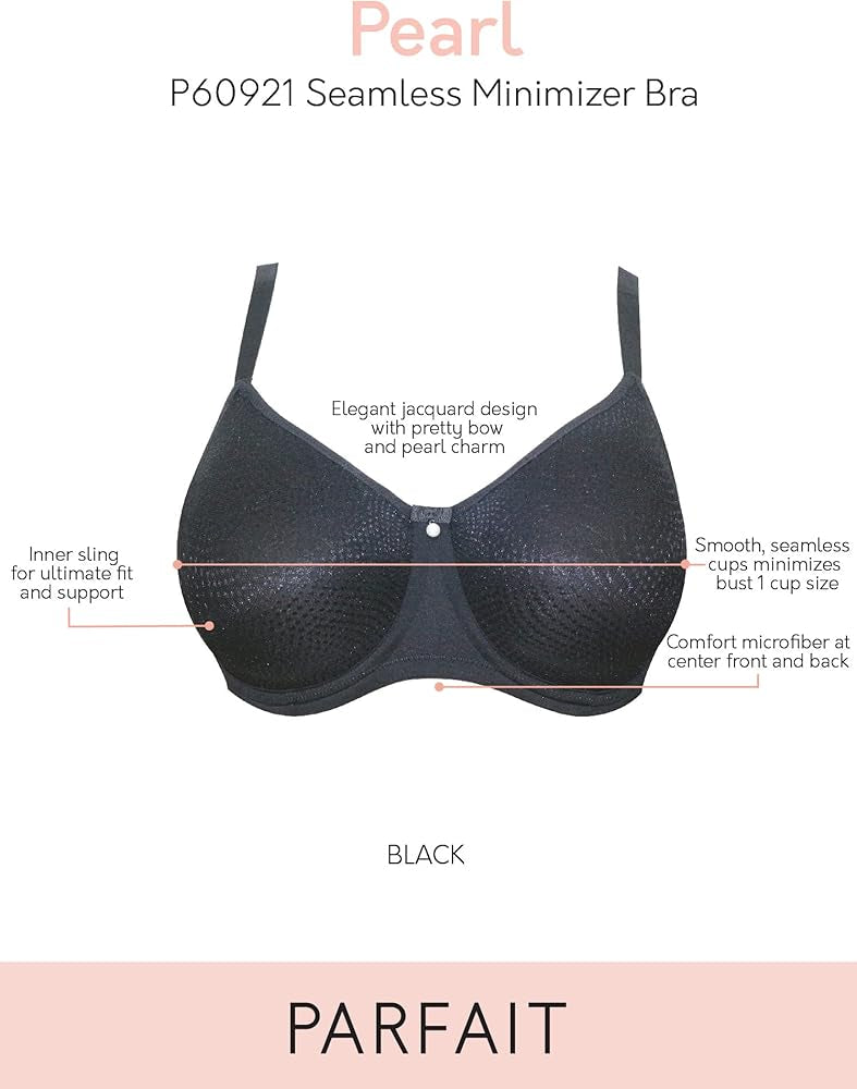 Reggiseno Pearl Black Minimizer PRONTA CONSEGNA