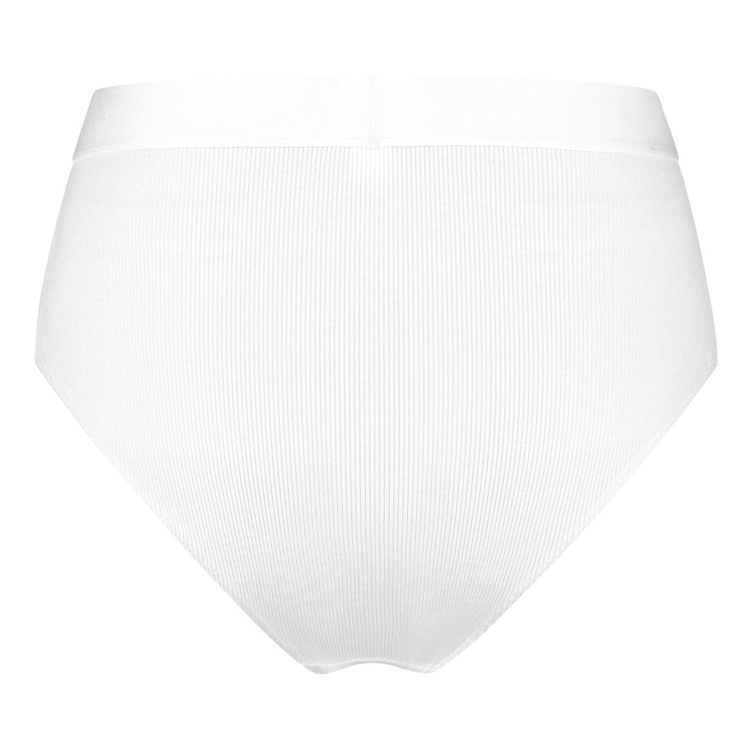 Natural Rib Hugger Slip A vita Alta bianco ULTIME TAGLIE PRONTA CONSEGNA