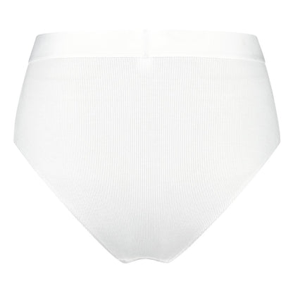 Natural Rib Hugger Slip A vita Alta bianco ULTIME TAGLIE PRONTA CONSEGNA