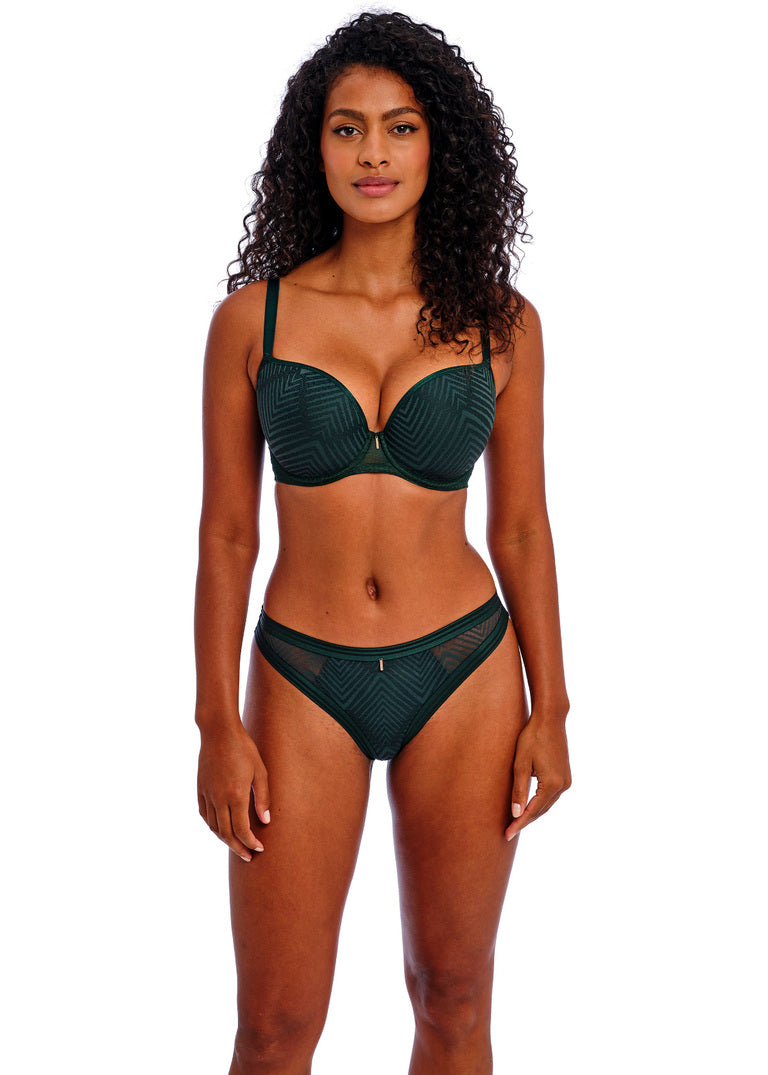 Tailored Deep Emerald UW Moulded Strapless Bra