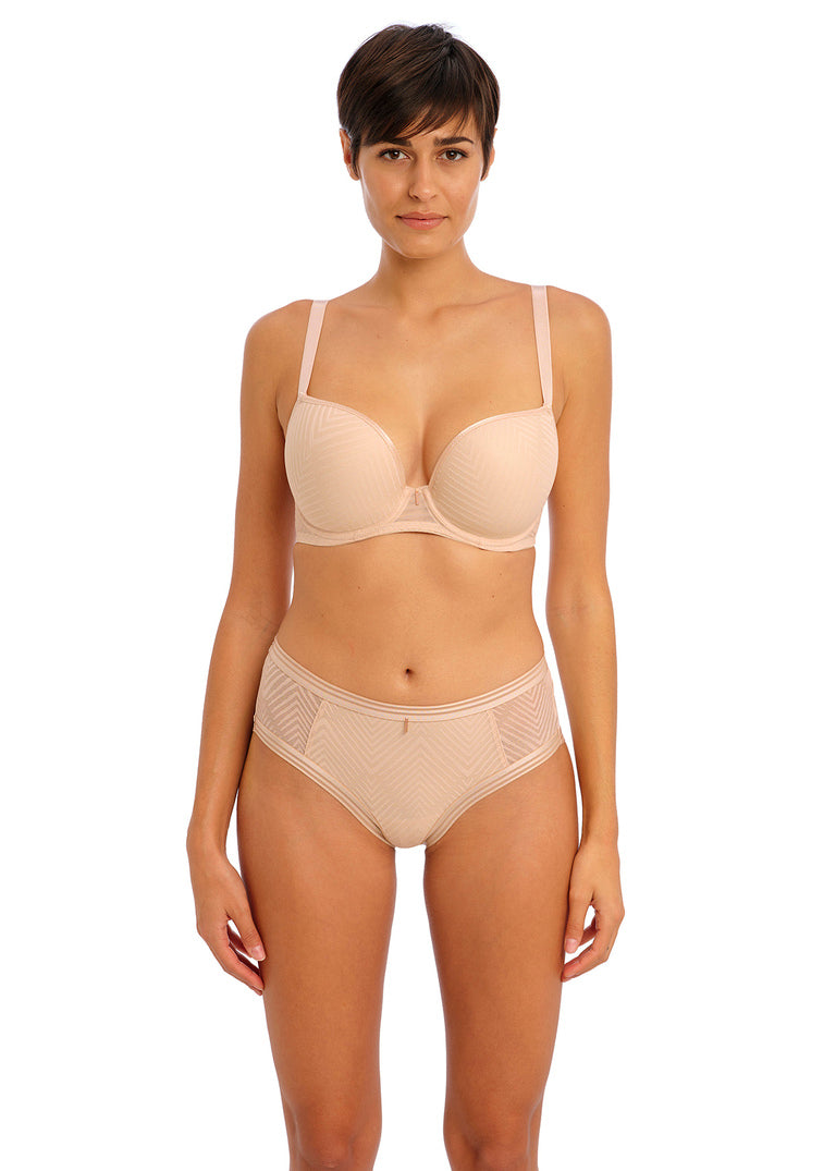 Tailored Natural Beige UW Moulded Plunge T-Shirt Bra