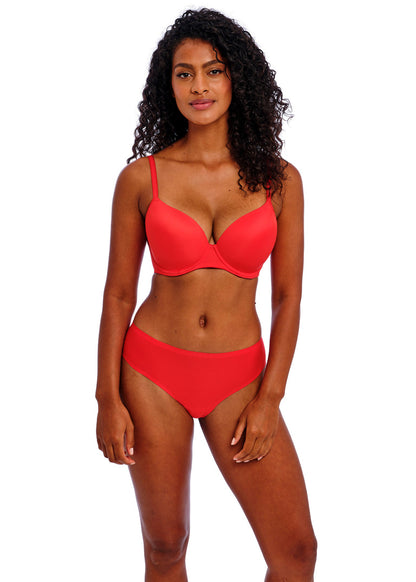 Undetected Chilli Red Moulded Bra