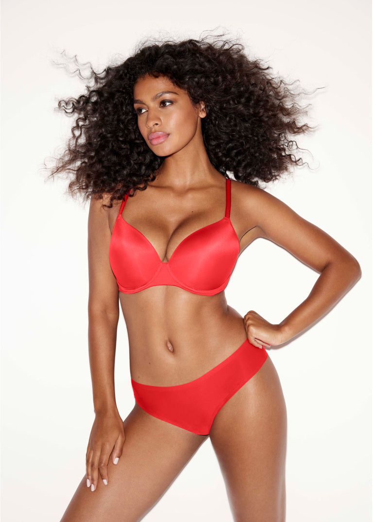 Undetected Chilli Red Moulded Bra