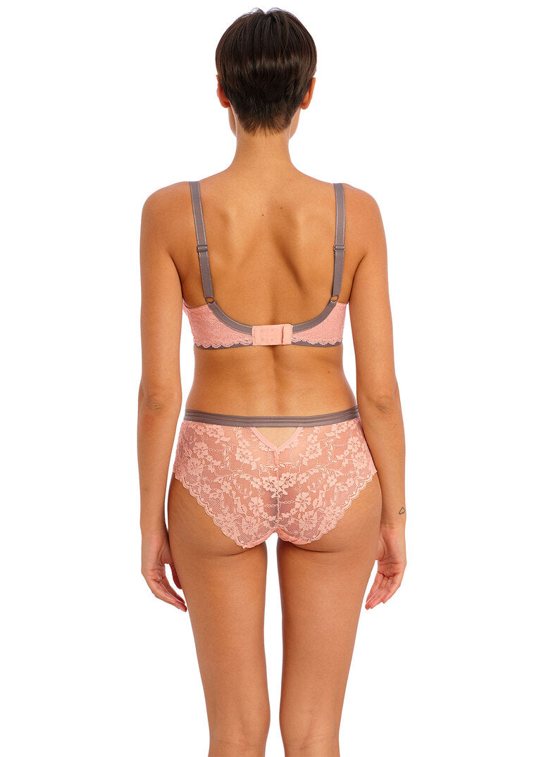 Offbeat Rosehip Padded Half Cup Bra