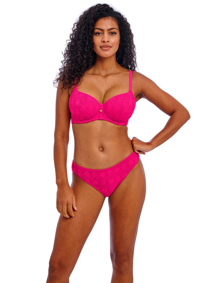 Nomad Nights Fuchsia Sweetheart Bikini Top