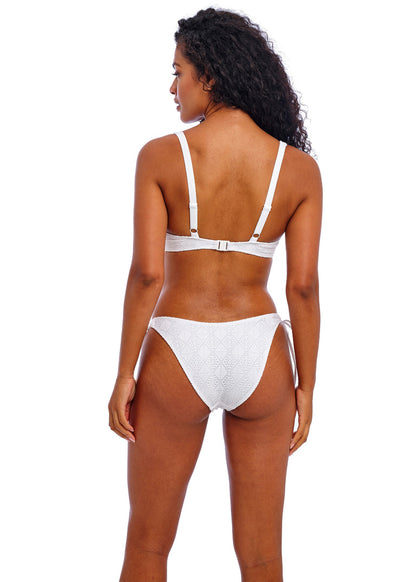 Nomad Nights White High Apex Bikini Top