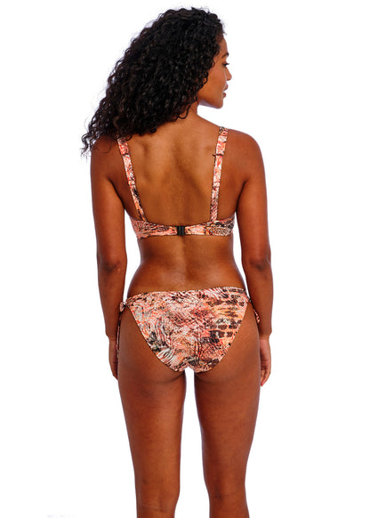 Desert Cat Sunset High Apex Bikini Top