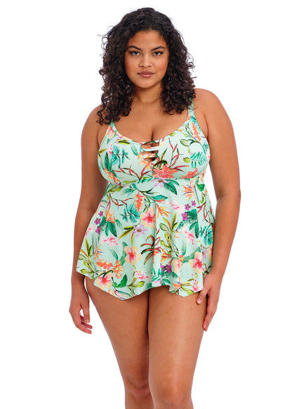 Sunshine Cove Aqua Non Wired Moulded Tankini Top