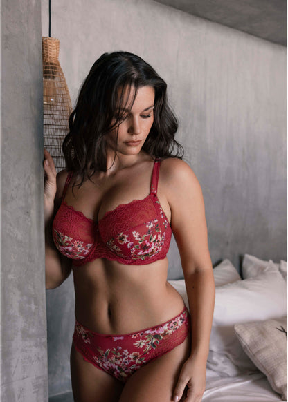 Lucia Cherry Side Support Bra