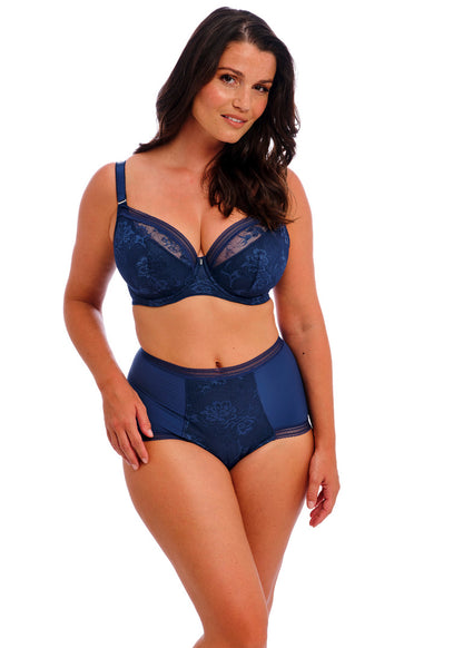 Fusion Lace Frech Navy UW Padded Plunge Bra