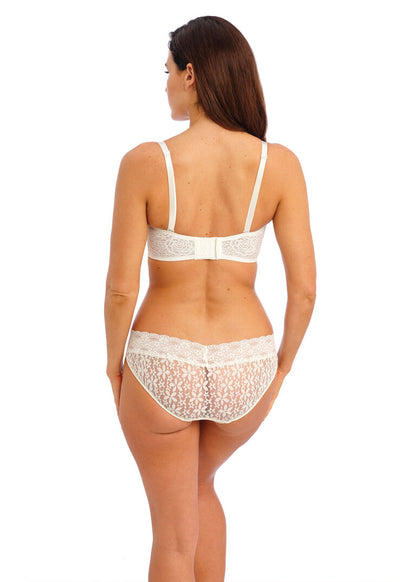 Halo Lace Ivory Strapless Bra