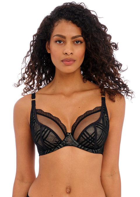 Freya Fatale Noir UW Plunge Bra