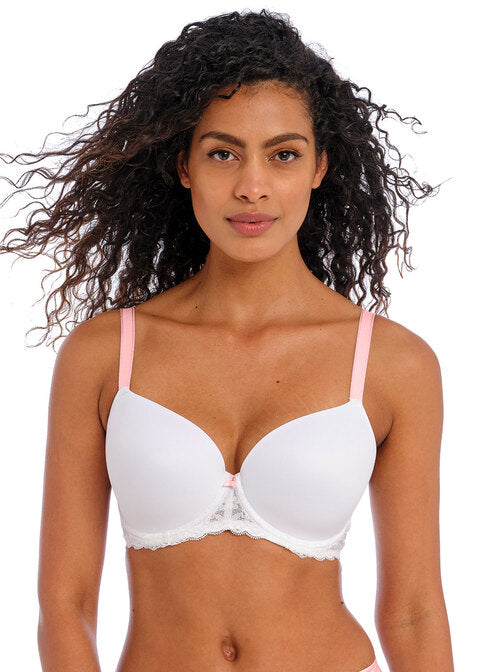 Offbeat White UW Moulded Demi T-Shirt Bra