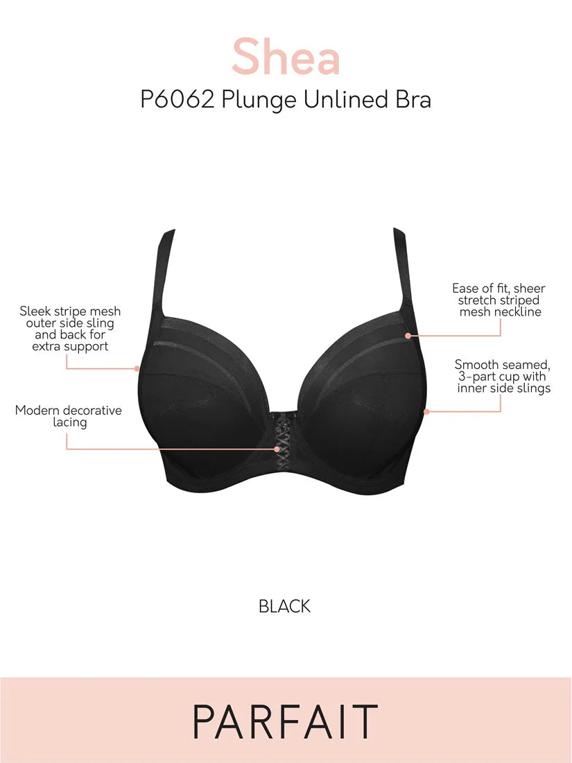 Reggiseno Shea Plunge Black 6062 PRONTA CONSEGNA