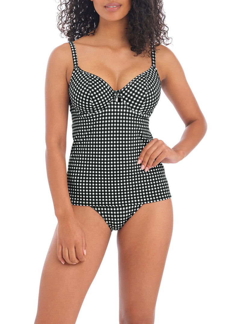 Check In Monochrome Tankini