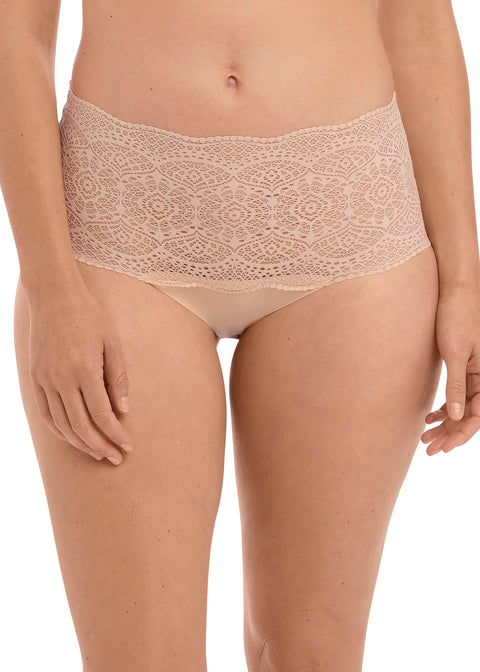 Lace Ease Natural Beige Full Brief