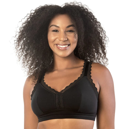 Dalis Bralette senza ferretto in cotone nero