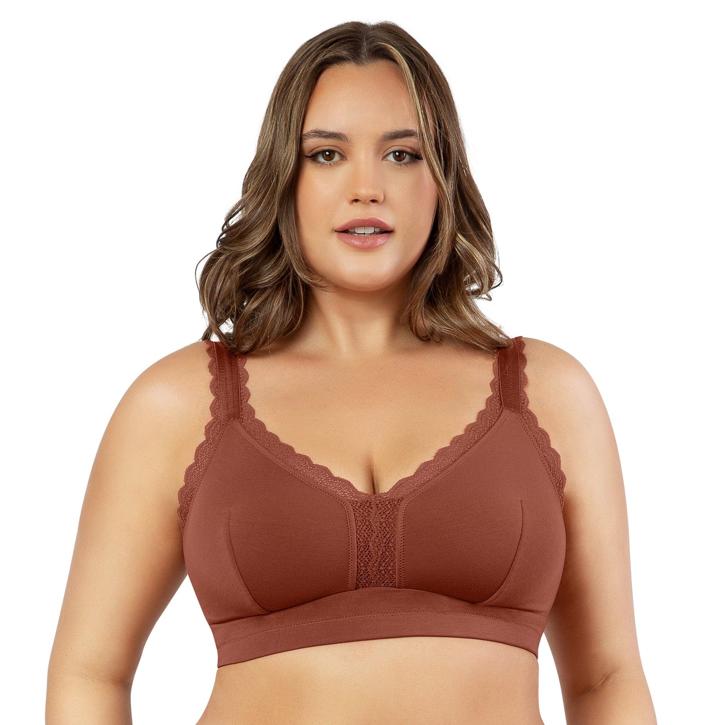 Dalis Bralette senza ferretto in cotone Spice