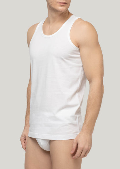 Canottiera uomo Pure Cotton Bianco