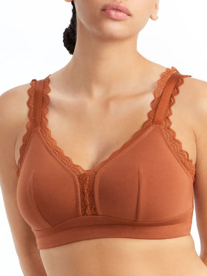 Dalis Bralette senza ferretto in cotone Spice