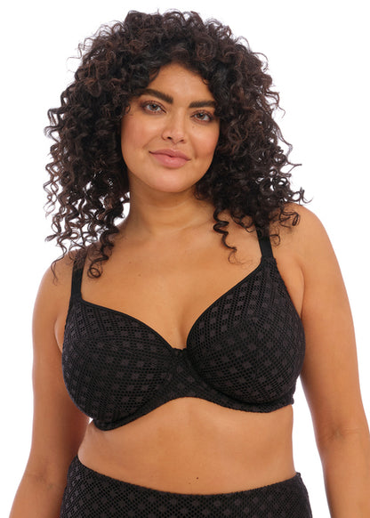 Bazaruto Black UW Plunge Bikini Top