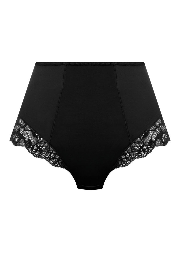 BLACK  HIGH WAIST BRIEF REFLECT